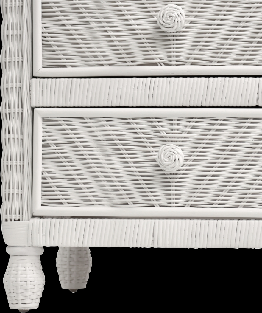 Erasto White Nightstand - Thumbnail - Image 3