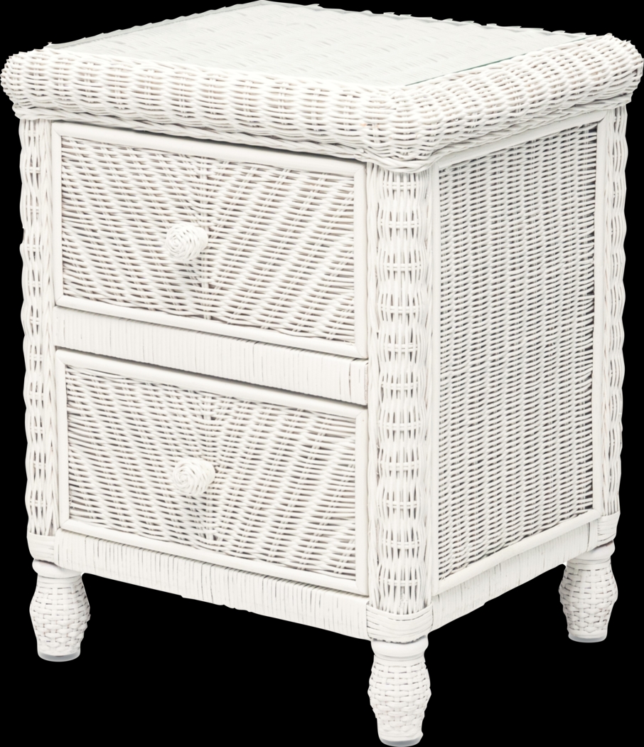 Erasto White Nightstand - Thumbnail - Image 1