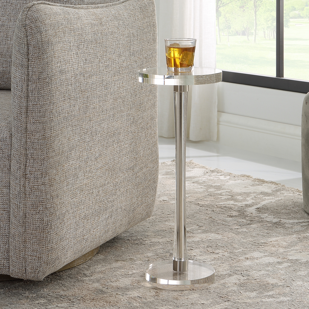 Erato Gray Accent Table - Thumbnail - Image 2