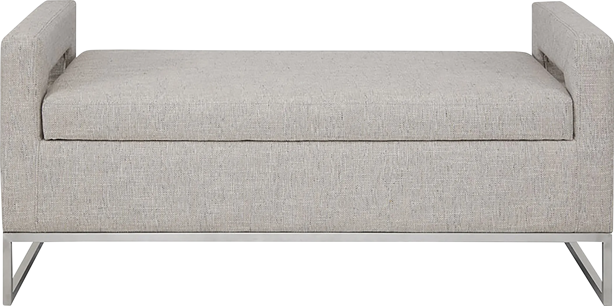 Erato Gray Storage Bench - Thumbnail - Image 3