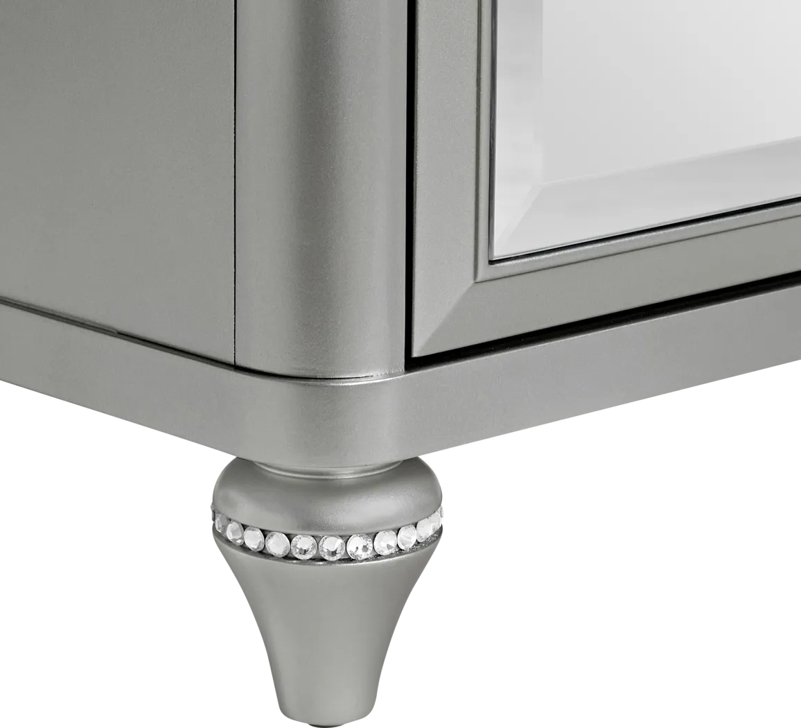Erato Silver Chairside Table - Thumbnail - Image 6