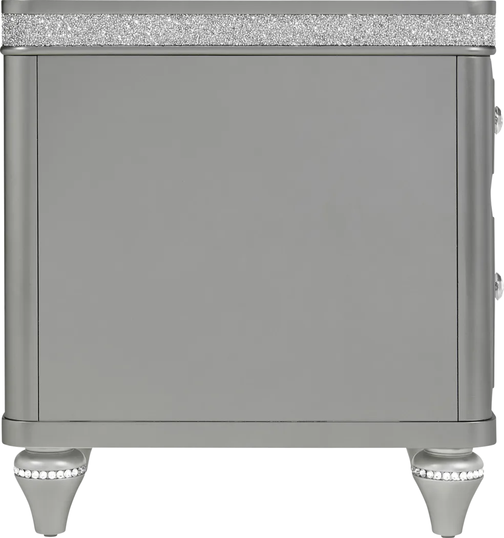 Erato Silver Chairside Table - Thumbnail - Image 8