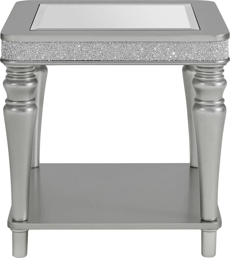Erato Silver End Table - Thumbnail - Image 2