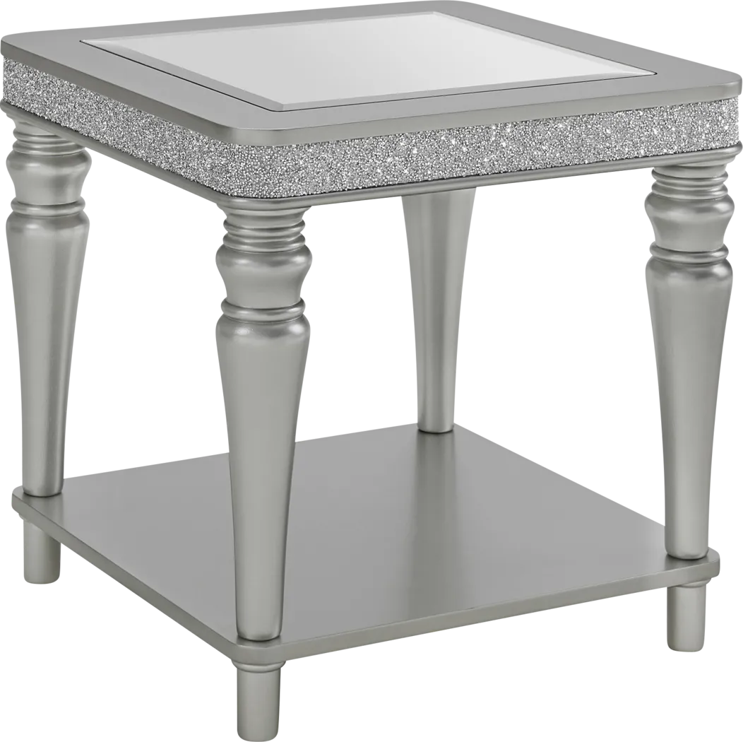 Erato Silver End Table - Thumbnail - Image 1