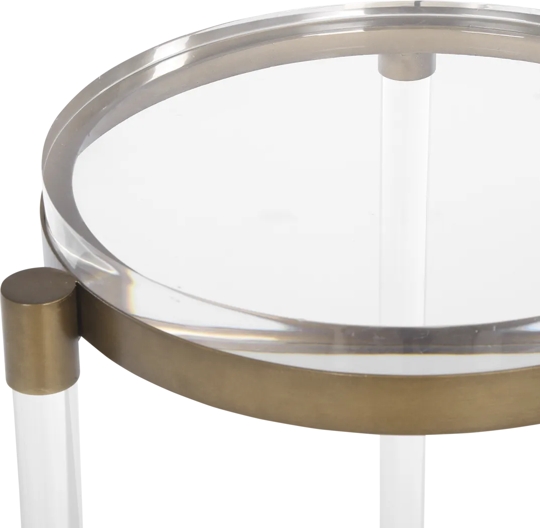 Eray Clear Accent Table - Thumbnail - Image 3