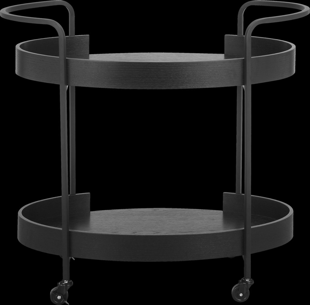 Erburu Black Bar Cart - Thumbnail - Image 3