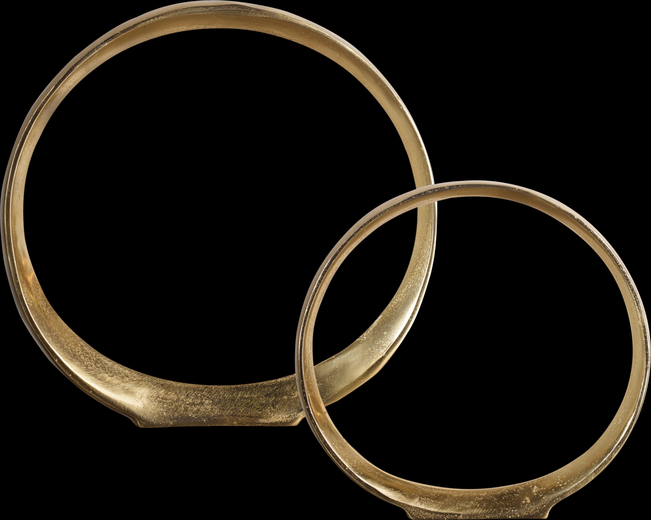 Ercie Gold Sculpture, Set of 2 - Thumbnail - Image 1