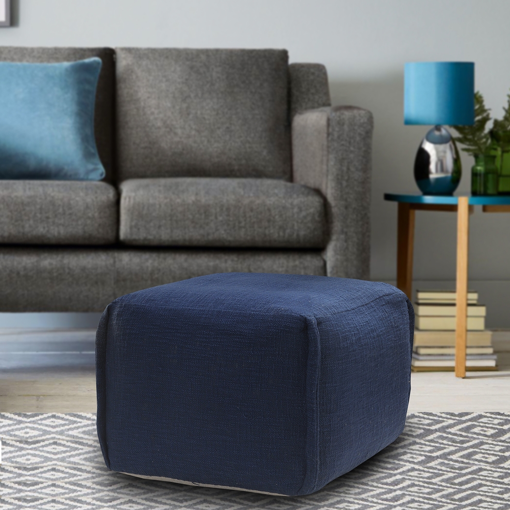 Erenas Blue Pouf - Thumbnail - Image 3