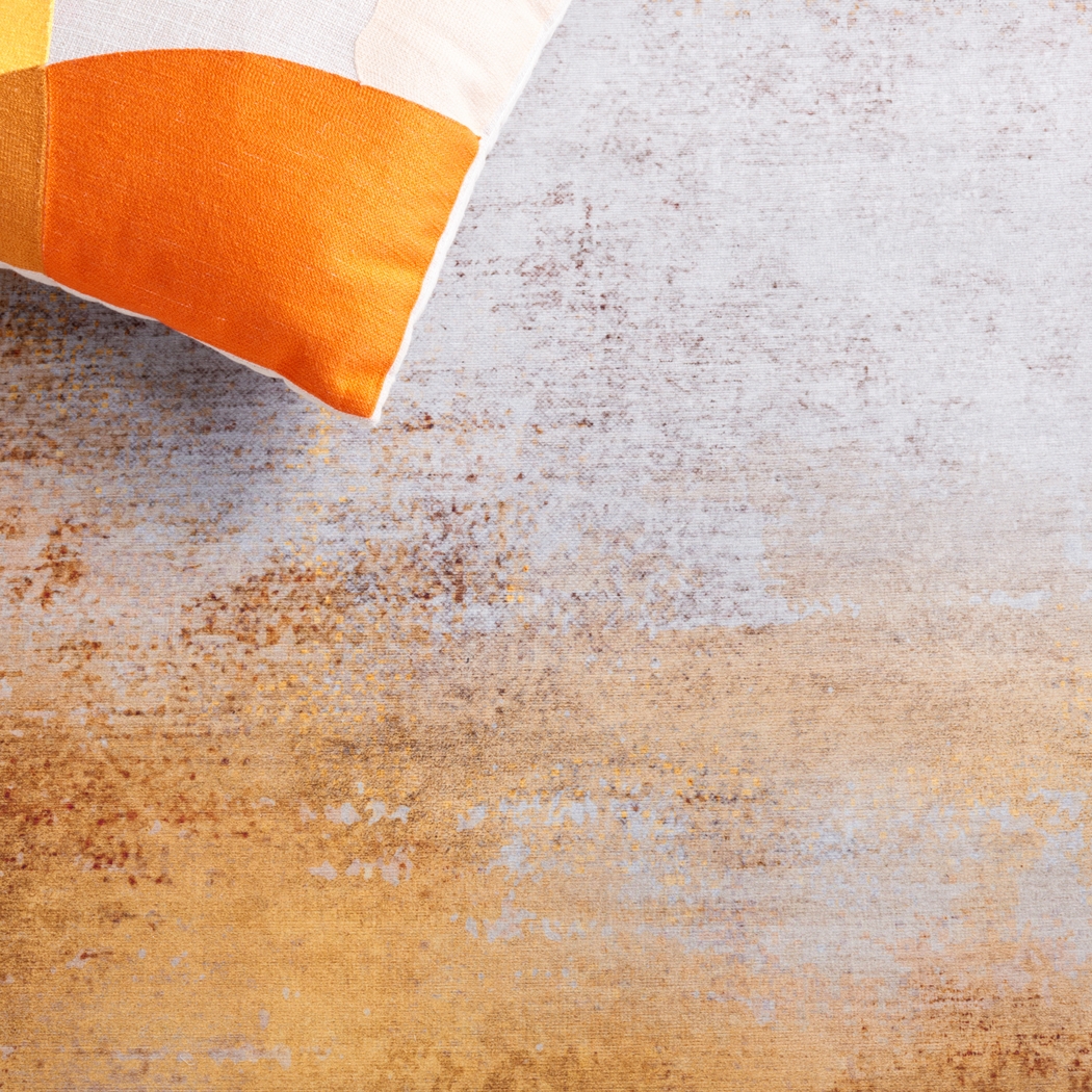 Ergien Gray/Rust 5' x 8' Rug - Thumbnail - Image 6