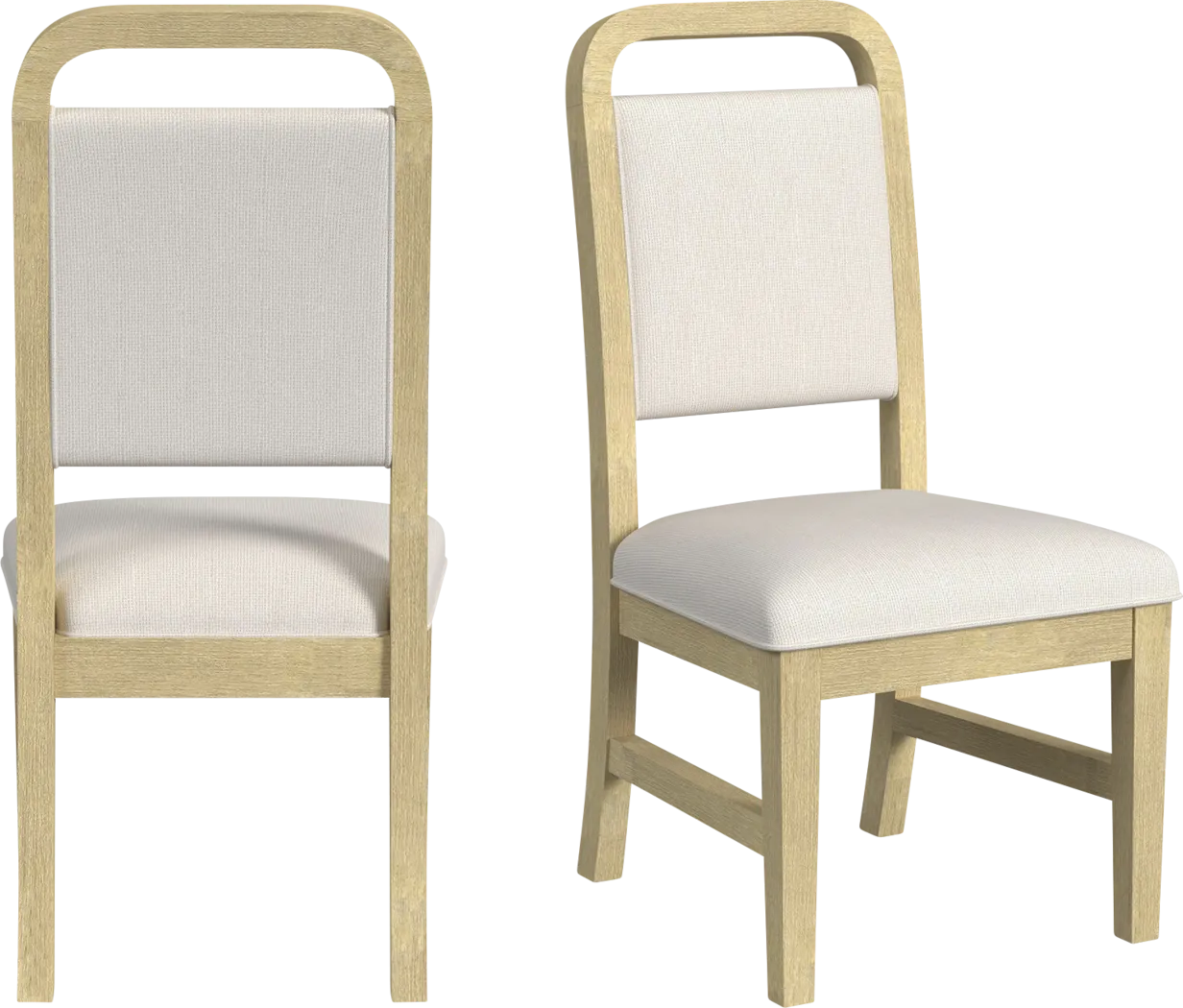 Eriba Beige Side Chair - Thumbnail - Image 7