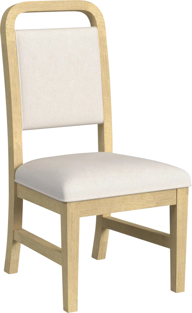 Eriba Beige Side Chair - Thumbnail - Image 1