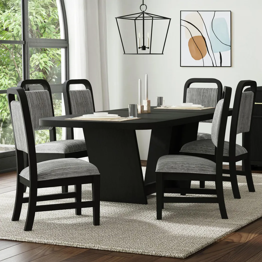 Eriba Gray Side Chair, Set of 2 - Thumbnail - Image 4