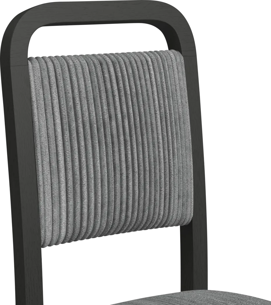 Eriba Gray Side Chair, Set of 2 - Thumbnail - Image 8