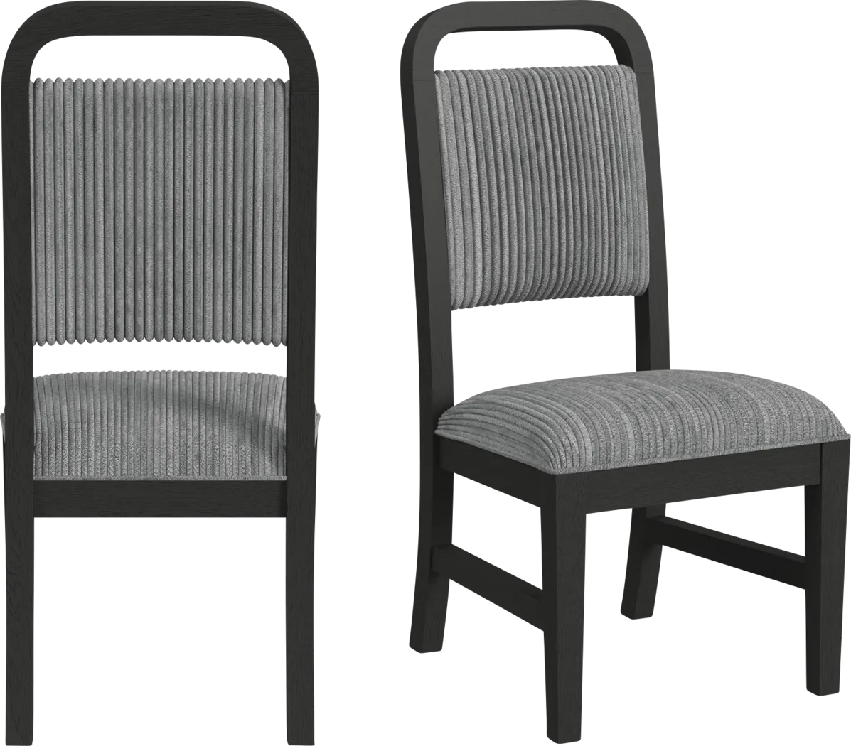 Eriba Gray Side Chair, Set of 2 - Thumbnail - Image 10