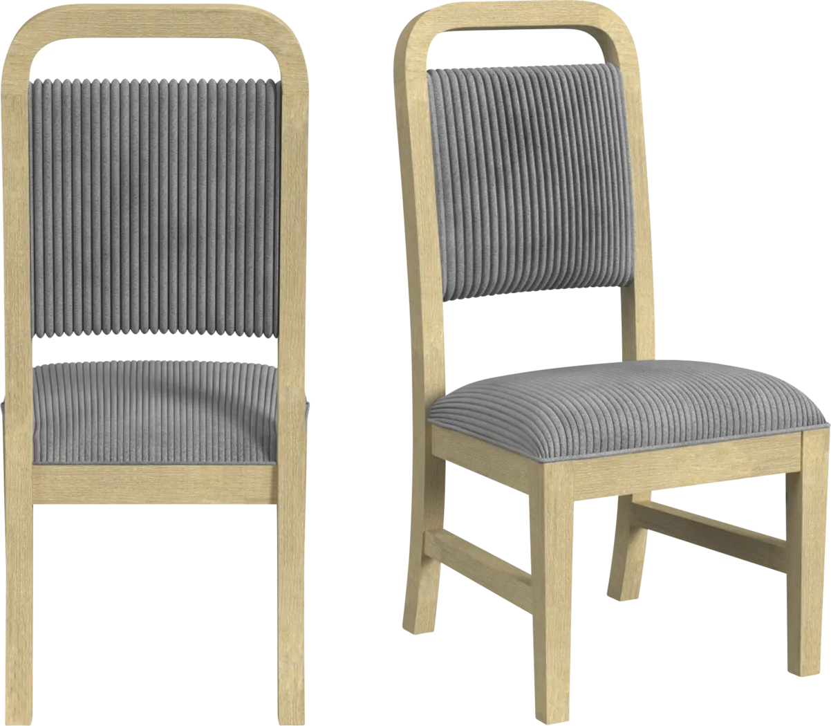 Eriba Naural Side Chair, Set of 2 - Thumbnail - Image 4