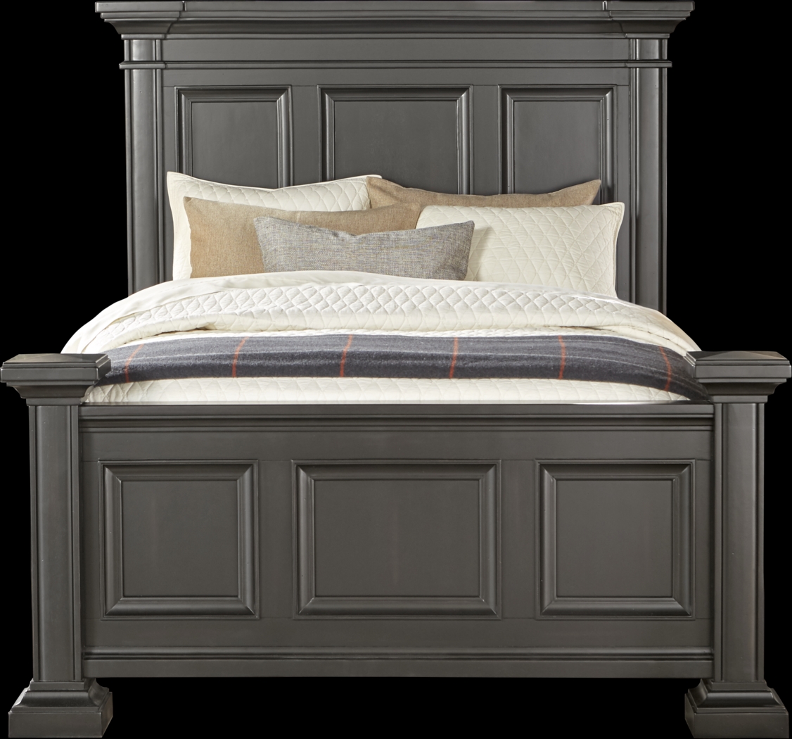 Eric Church Highway To Home Arrow Ridge Ebony 3 Pc King Bed - Thumbnail - Image 1