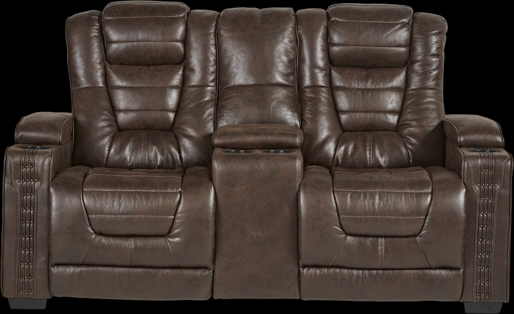 Eric Church Highway To Home Chief Brown 6 Pc Dual Power Reclining Living Room - Thumbnail - Image 5
