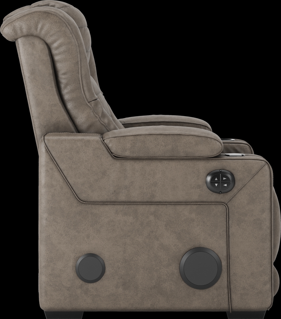 Eric Church Highway To Home Chief Taupe 8 Pc Dual Power Reclining Living Room - Thumbnail - Image 28