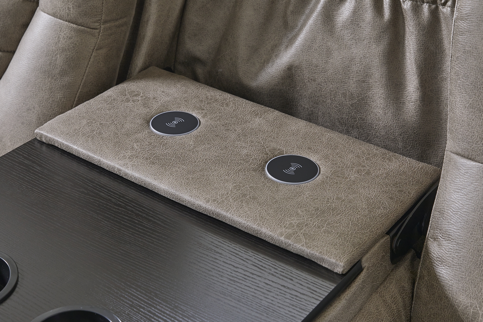 Chief Taupe 2 Pc Dual Power Reclining Living Room - Thumbnail - Image 11