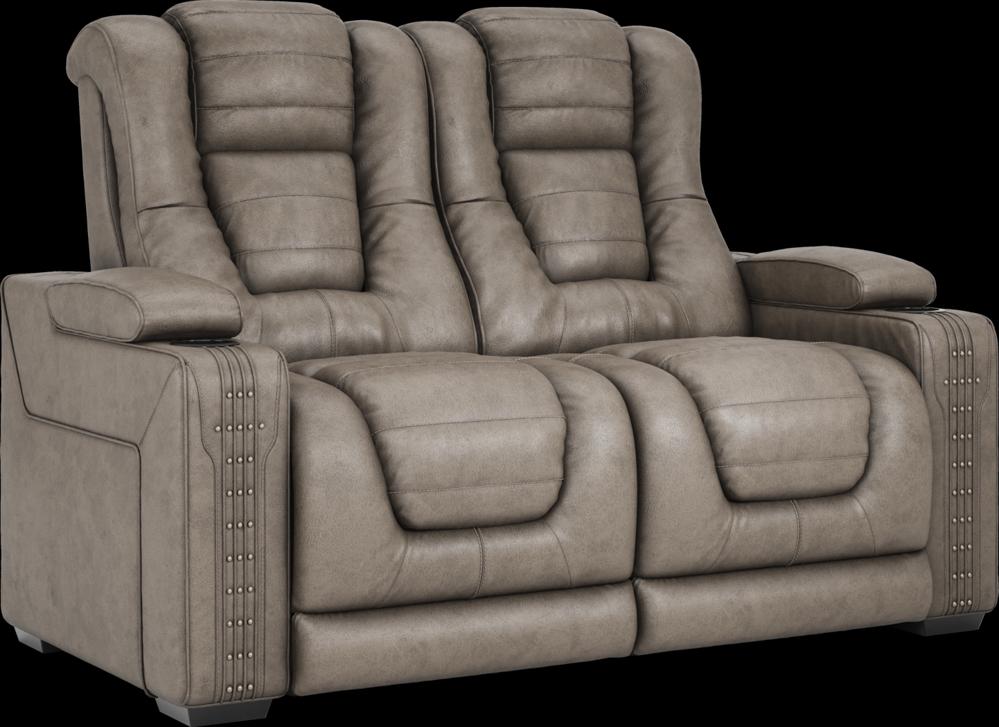 Chief Taupe 3 Pc Living Room with Dual Power Reclining Sofa - Thumbnail - Image 14