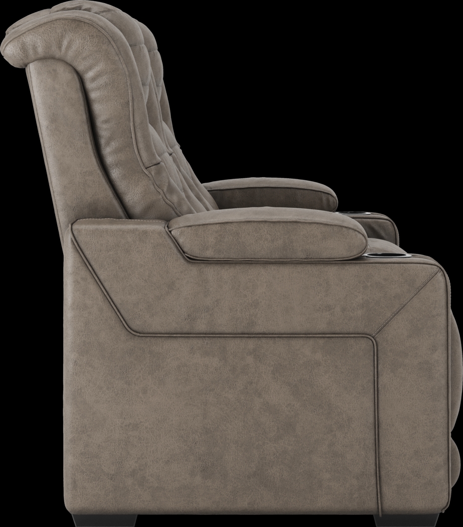 Chief Taupe 3 Pc Living Room with Dual Power Reclining Sofa - Thumbnail - Image 15