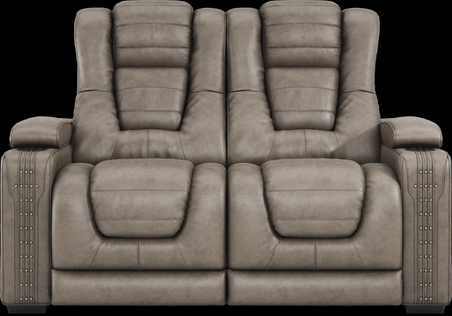 Chief Taupe 3 Pc Living Room with Dual Power Reclining Sofa - Thumbnail - Image 13