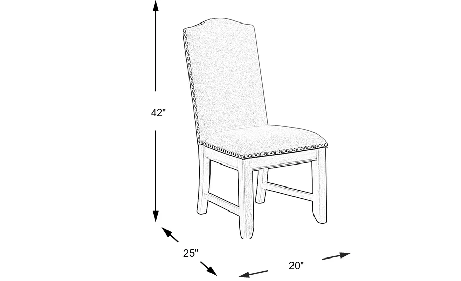 Dimension Image. Please refer to the Dimension Tab on this page for dimension details.