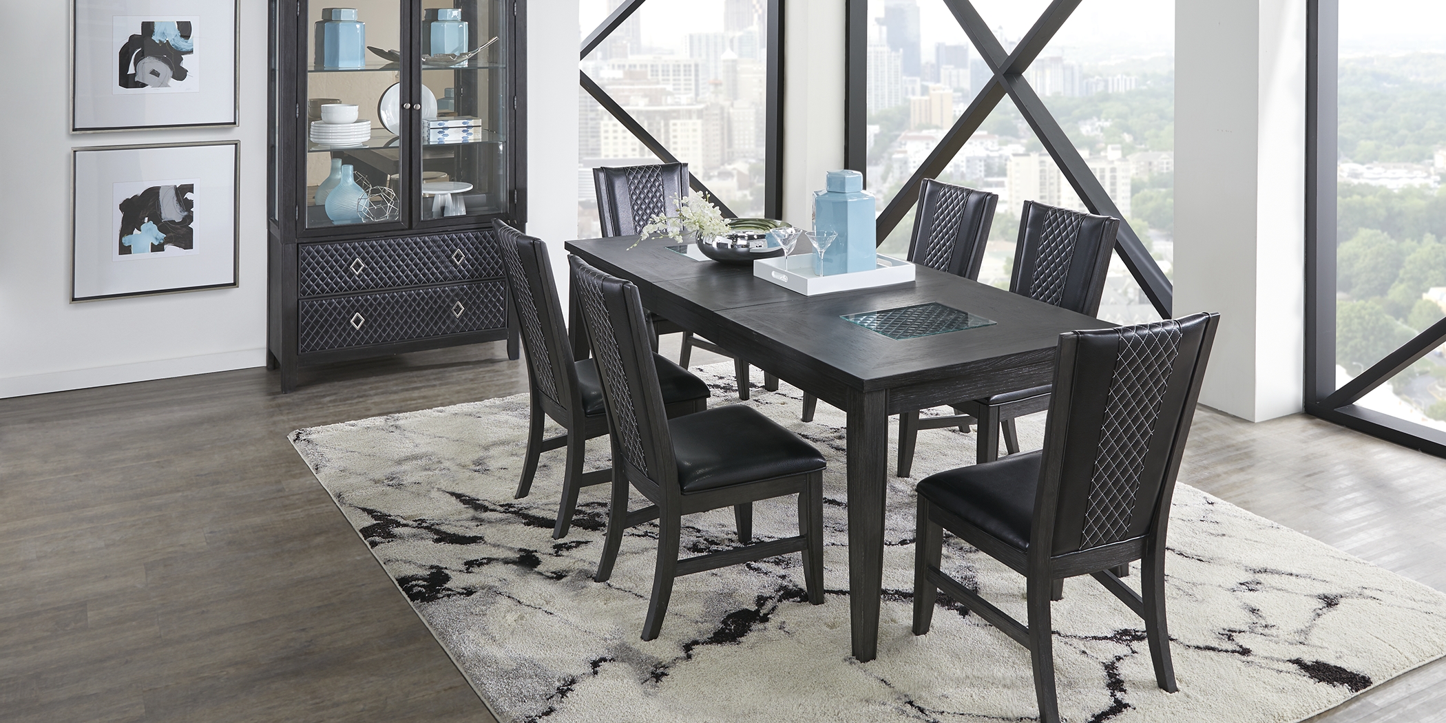 Eric Church Highway To Home Encore Brown 9 Pc Dining Room - Thumbnail - Image 1