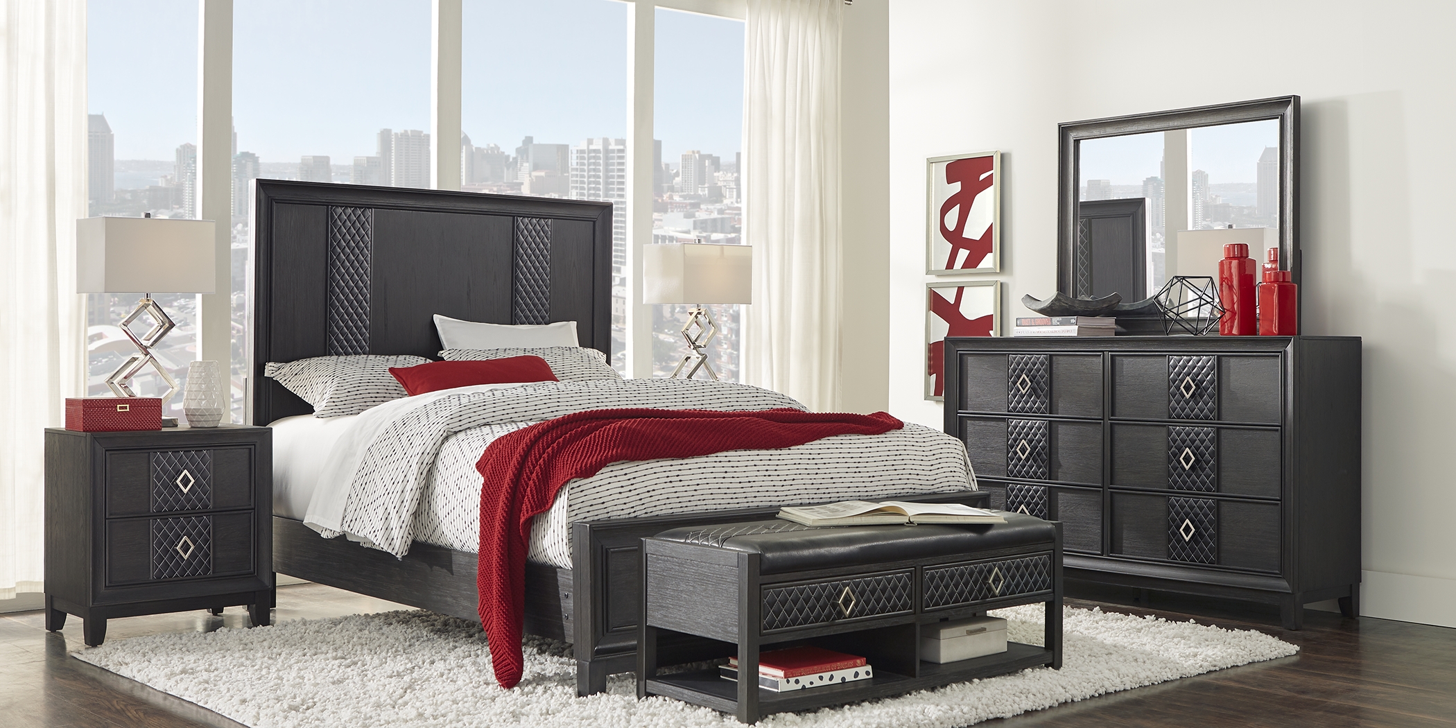 Eric Church Highway To Home Encore Dark Brown 5 Pc King Panel Bedroom - Thumbnail - Image 2