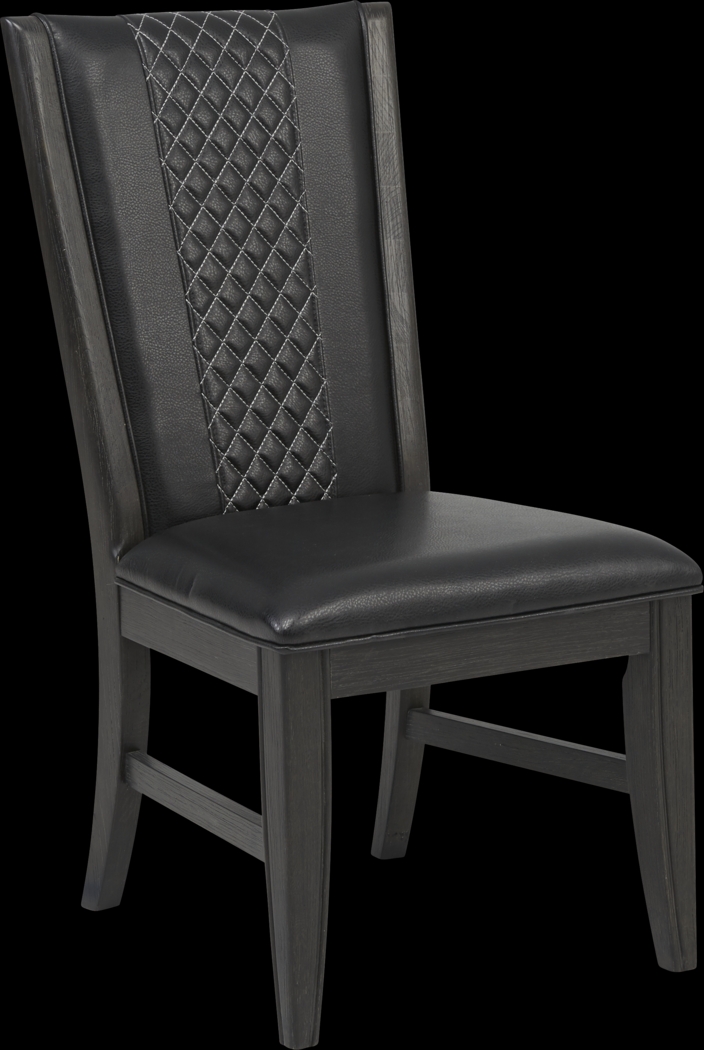 Eric Church Highway To Home Encore Dark Brown Upholstered Side Chair - Thumbnail - Image 1