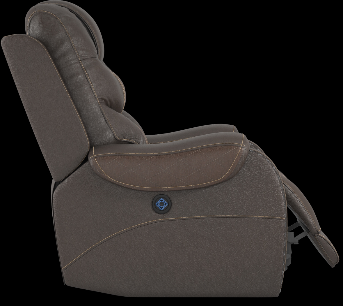 Headliner Brown Leather 8 Pc Dual Power Reclining Living Room - Thumbnail - Image 21