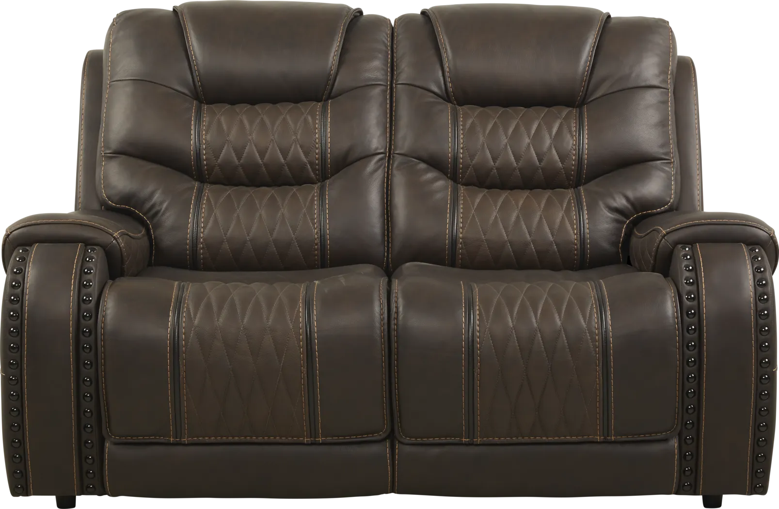 Eric Church Highway To Home Headliner Brown Leather 5 Pc Living Room with Reclining Sofa - Thumbnail - Image 9