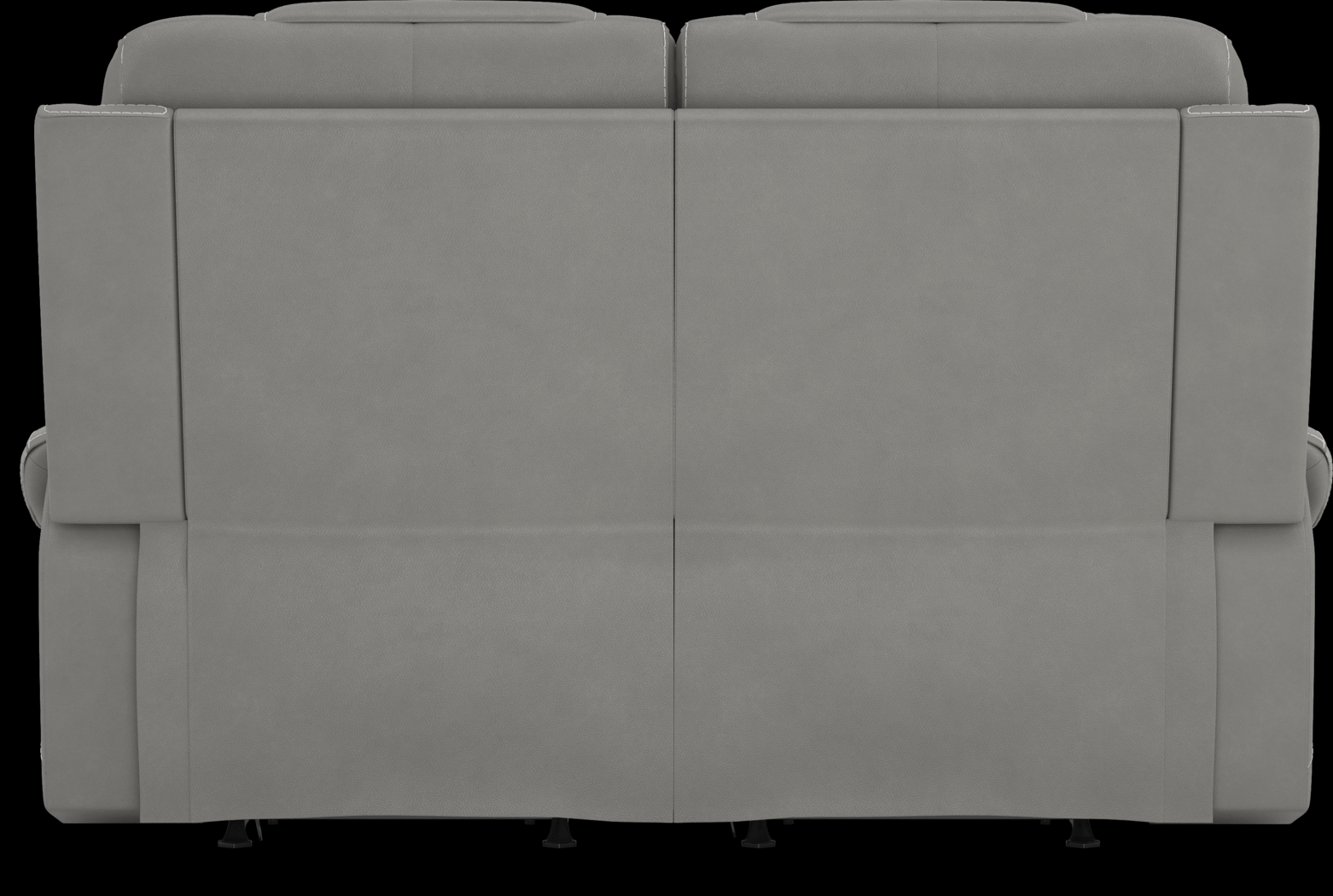 Headliner Gray Leather 7 Pc Living Room with Reclining Sofa - Thumbnail - Image 12