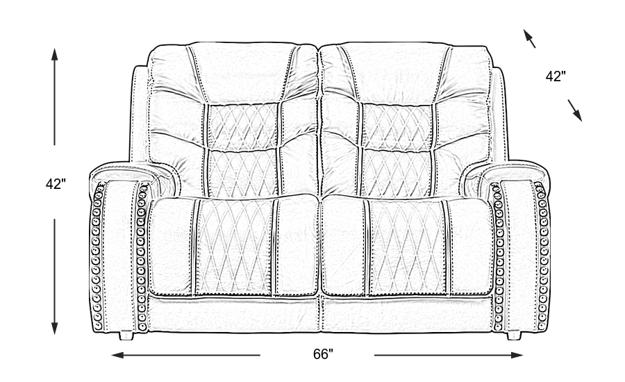 Dimension Image. Please refer to the Dimension Tab on this page for dimension details.