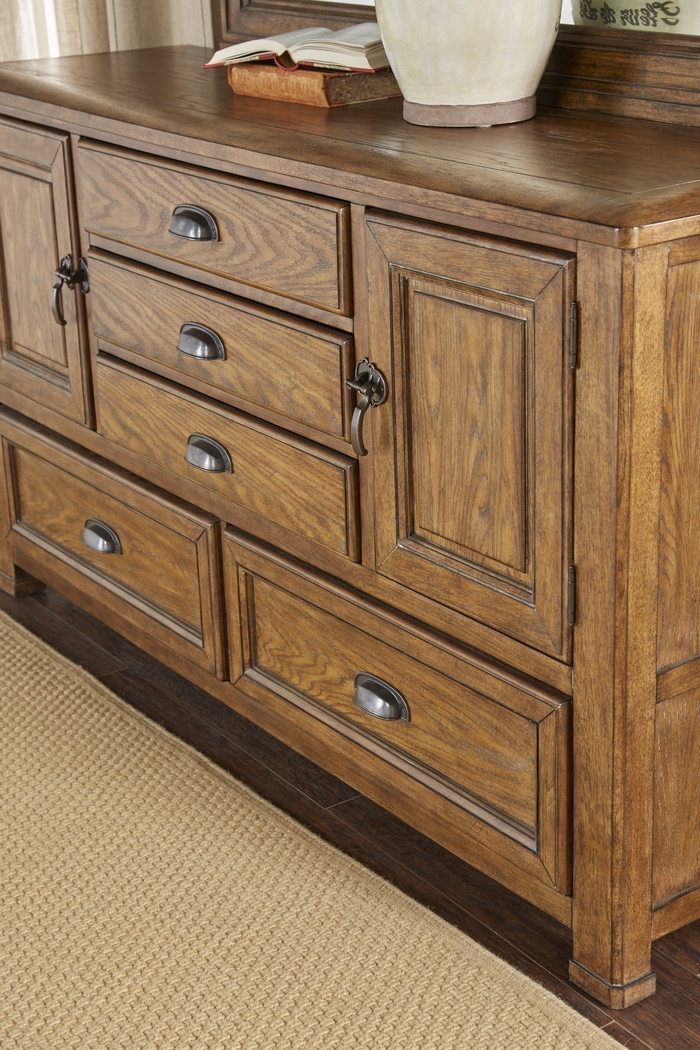 Eric Church Highway To Home Heartland Falls Brown 8 Pc King Panel Bedroom - Thumbnail - Image 4