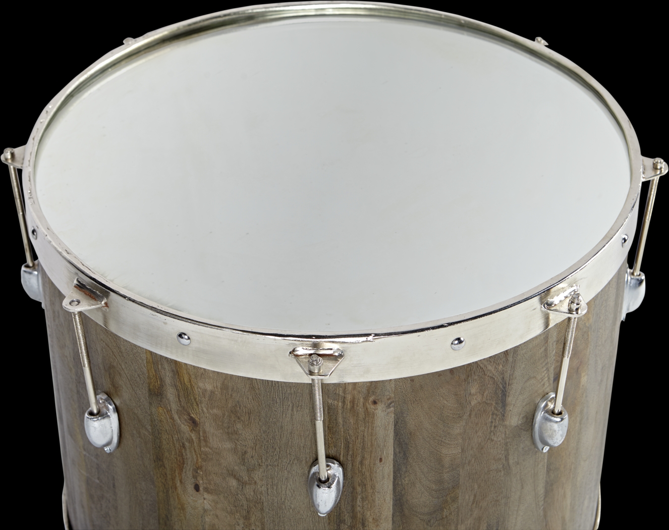 Eric Church Highway To Home Heartland Falls Brown Drum Accent Table - Thumbnail - Image 2