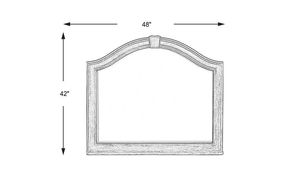 Dimension Image. Please refer to the Dimension Tab on this page for dimension details.