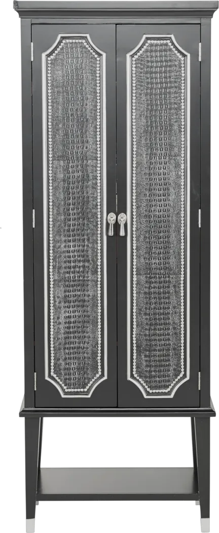 Eric Church Highway To Home Silverton Sound Graphite Tall Bar Cabinet - Thumbnail - Image 1