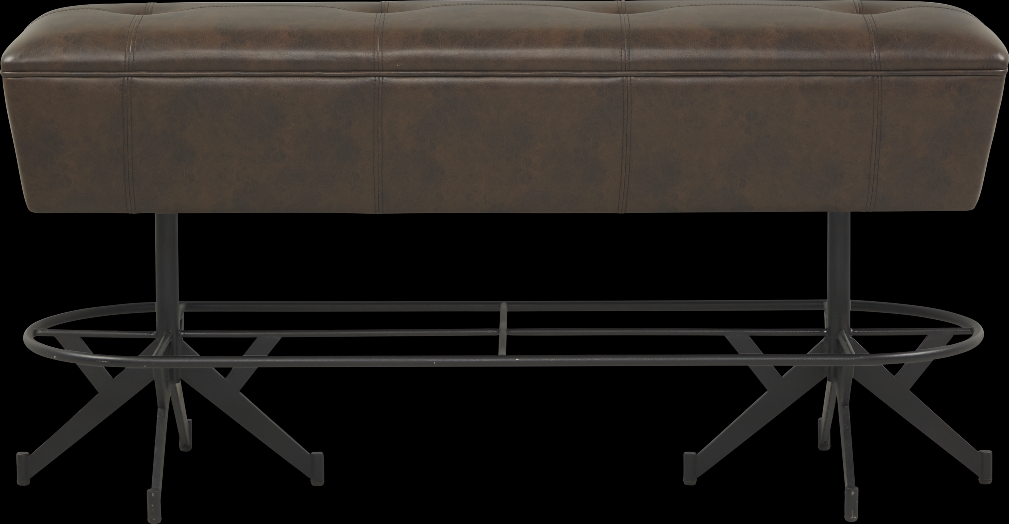 Eric Church Highway To Home Tap Room Brown Bar Height Bench - Thumbnail - Image 2