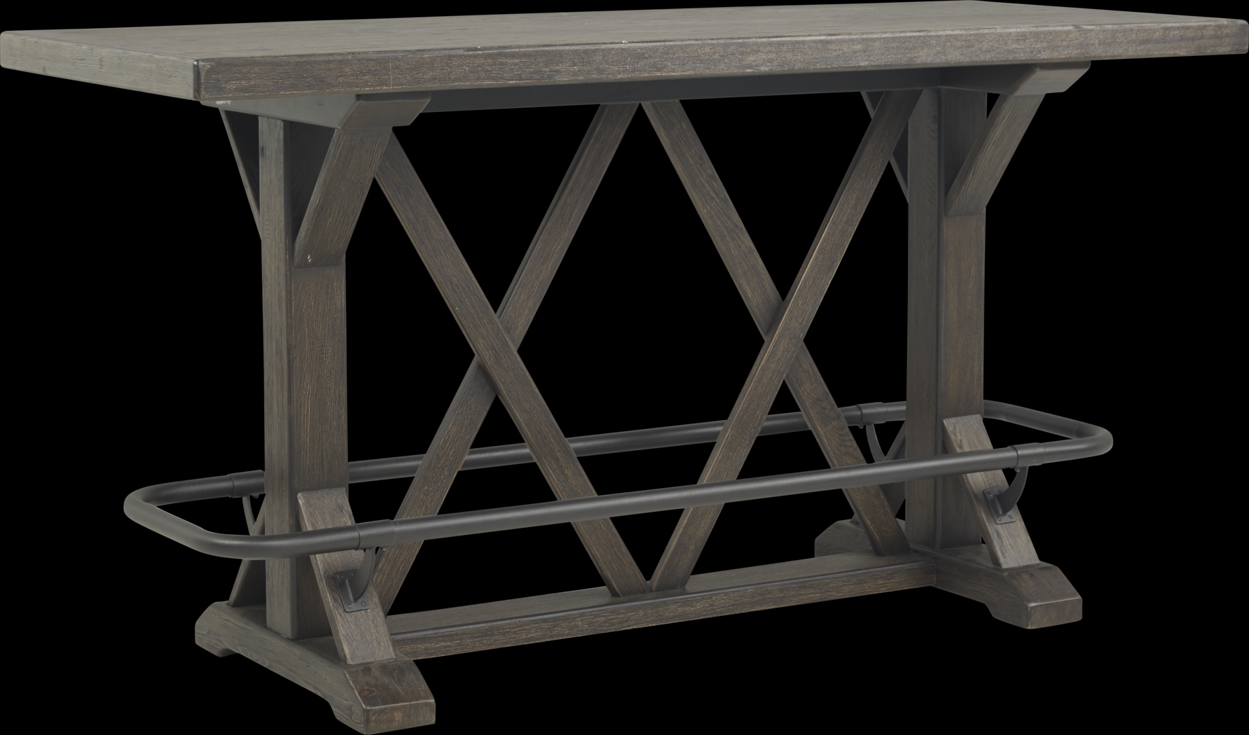 Eric Church Highway To Home Tap Room Brown Bar Height Dining Table - Thumbnail - Image 1