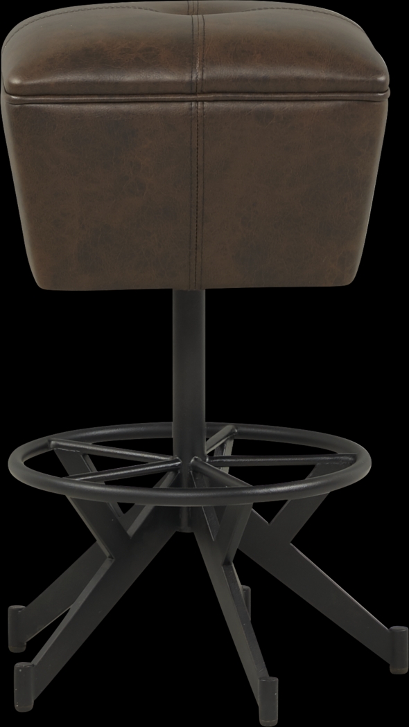Eric Church Highway To Home Tap Room Brown Metal Barstool - Thumbnail - Image 2
