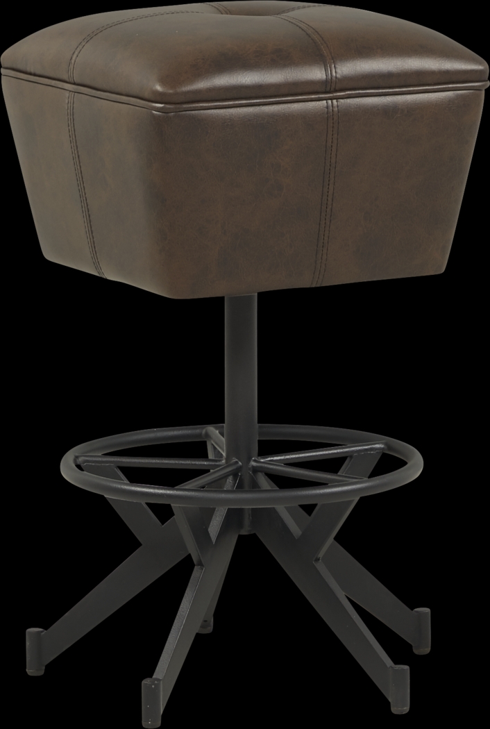 Eric Church Highway To Home Tap Room Brown Metal Barstool - Thumbnail - Image 1