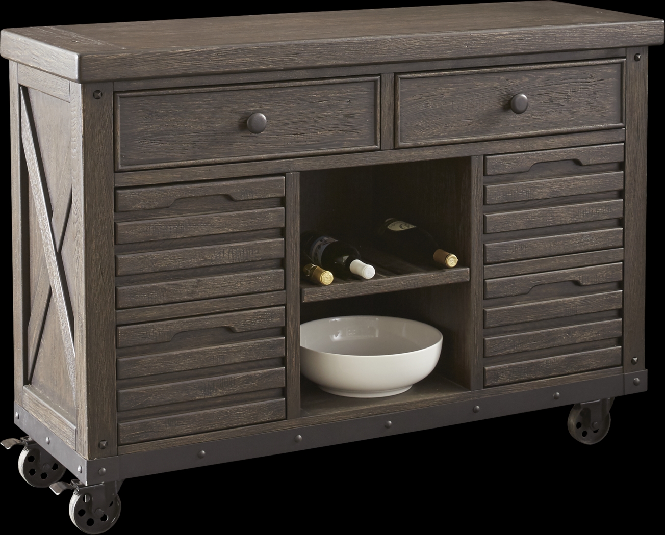 Eric Church Highway To Home Tap Room Brown Server - Thumbnail - Image 1