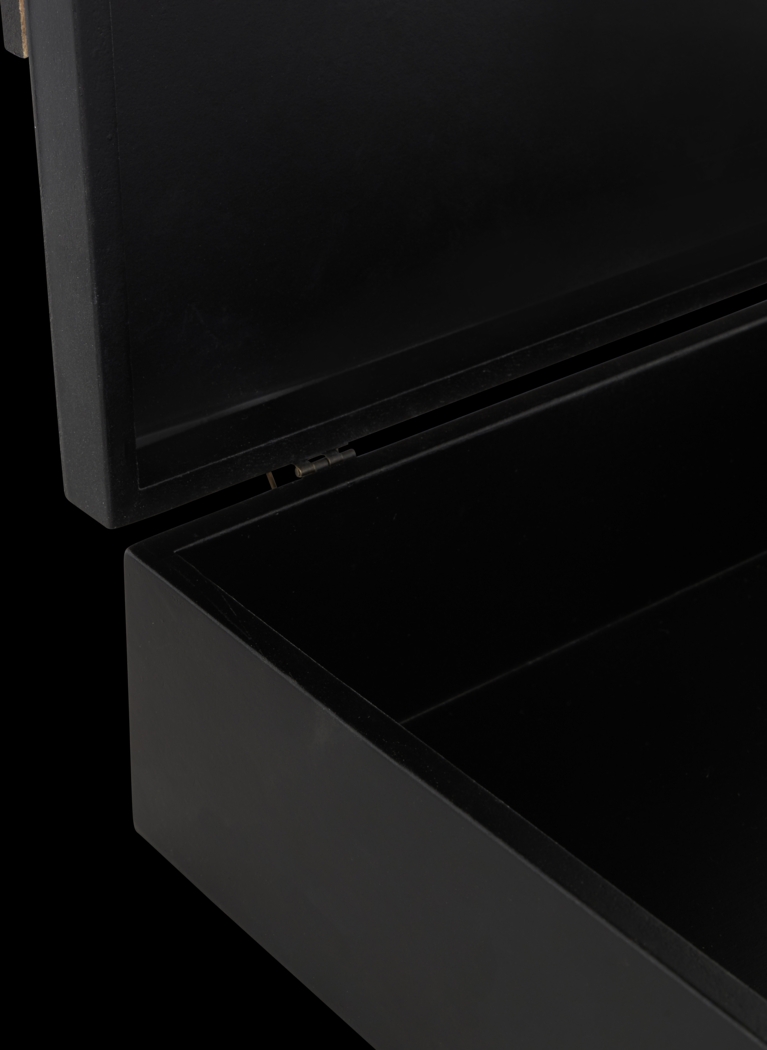 Eridal Black Decorative Box, Set of 3 - Thumbnail - Image 4