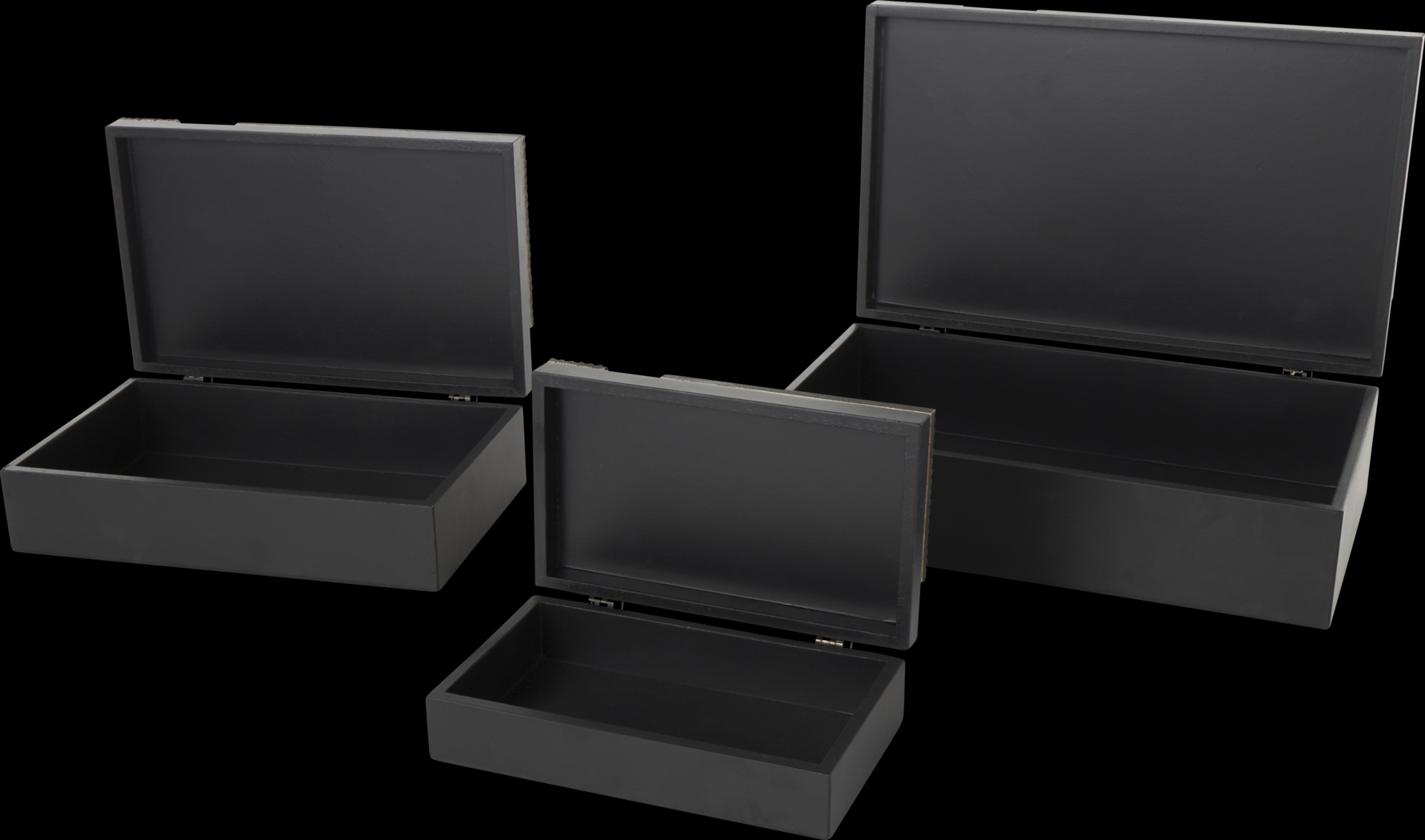 Eridal Black Decorative Box, Set of 3 - Thumbnail - Image 6