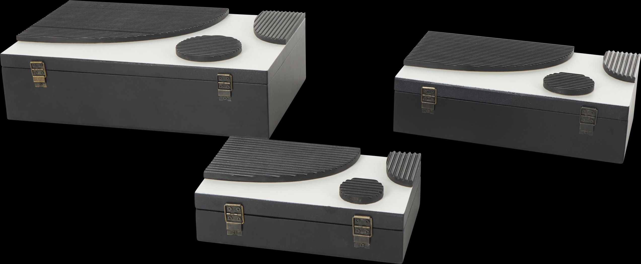 Eridal Black Decorative Box, Set of 3 - Thumbnail - Image 7