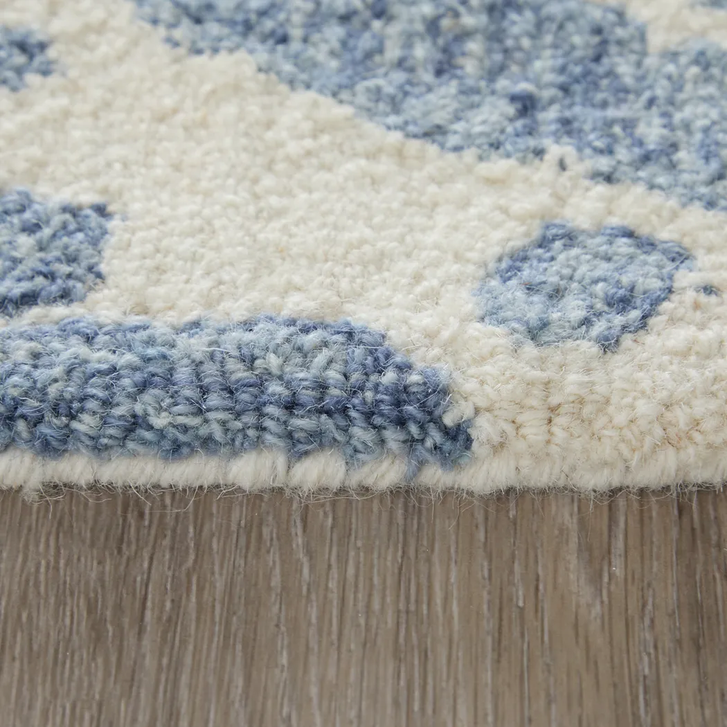 Erinne Blue 8' x 10' Rug - Thumbnail - Image 7