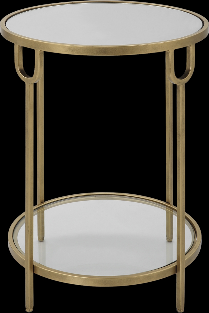 Eriska Gold Accent Table - Thumbnail - Image 4