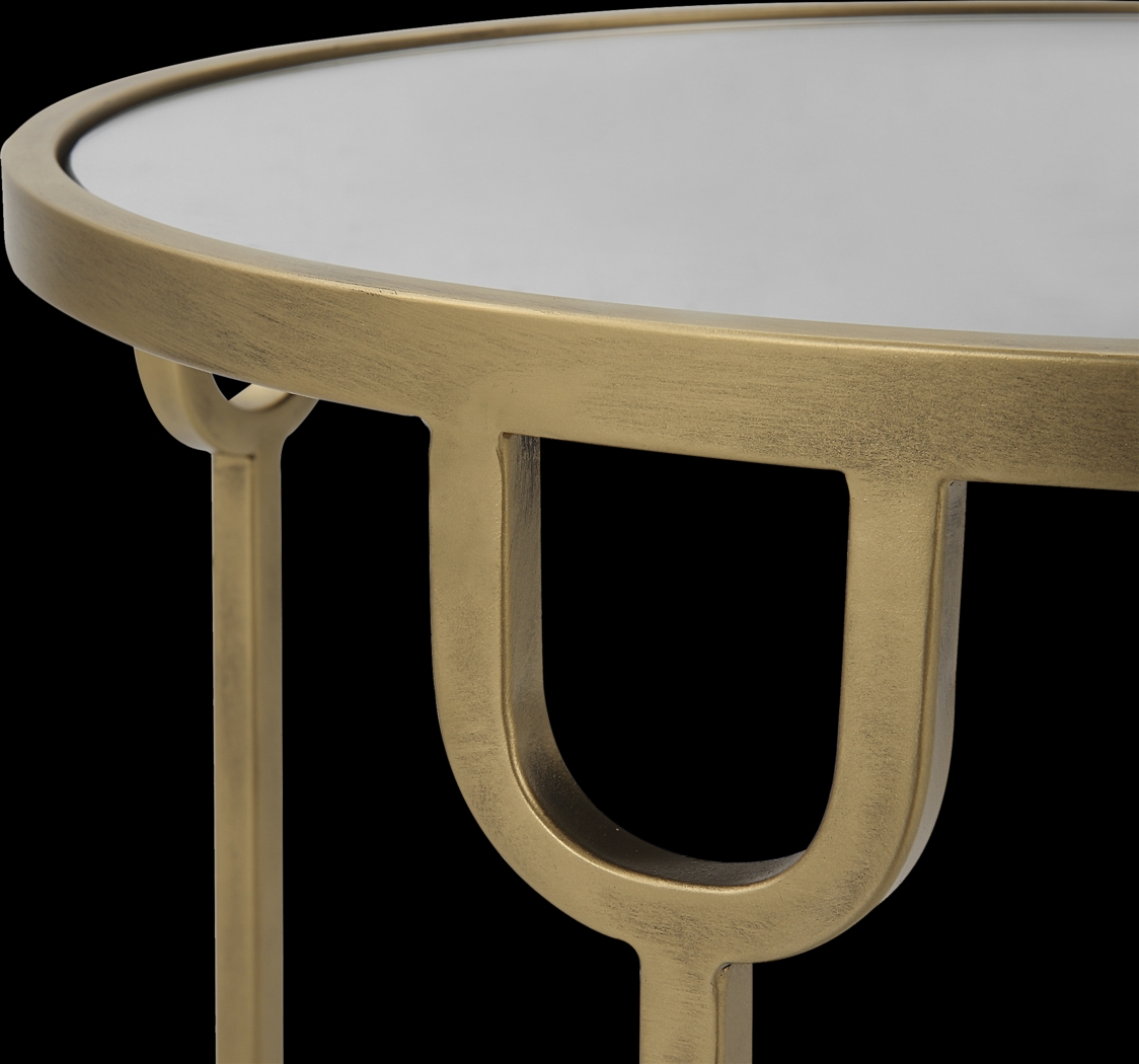 Eriska Gold Accent Table - Thumbnail - Image 5