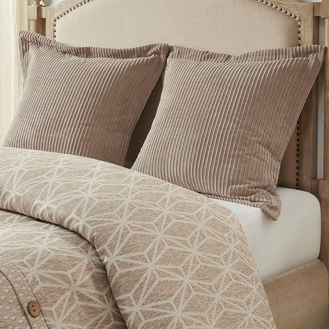 Erixa Beige Queen Comforter Set - Thumbnail - Image 9